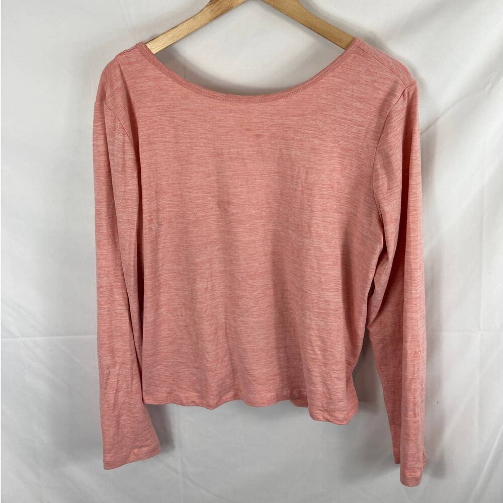 Kyodan Cross Back Long Sleeve Top Pink size XL